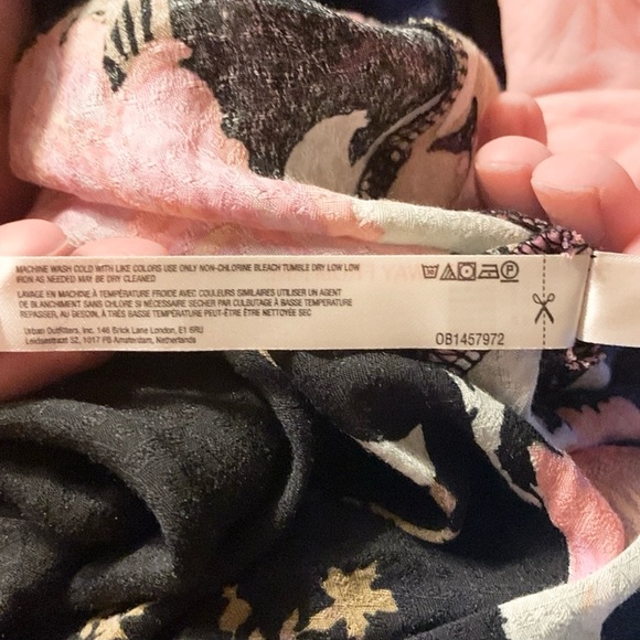 Free People Get To You Floral Printed Maxi Dress in Black Combo Size Small - Picture 14 of 16